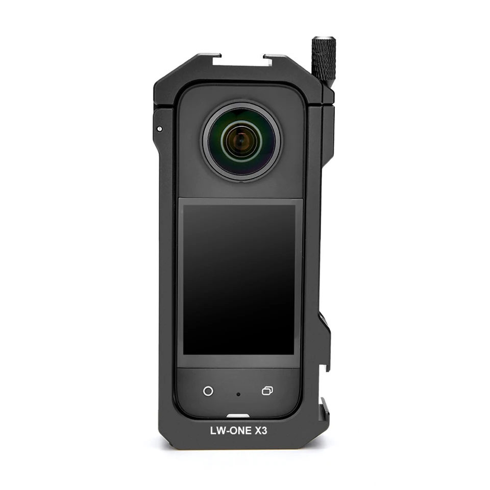 Camera ochranná škrupina hliníková zliatina Videokamera Ochranný rámec Magnetické bajonetové príslušenstvo pre Insta360 x3