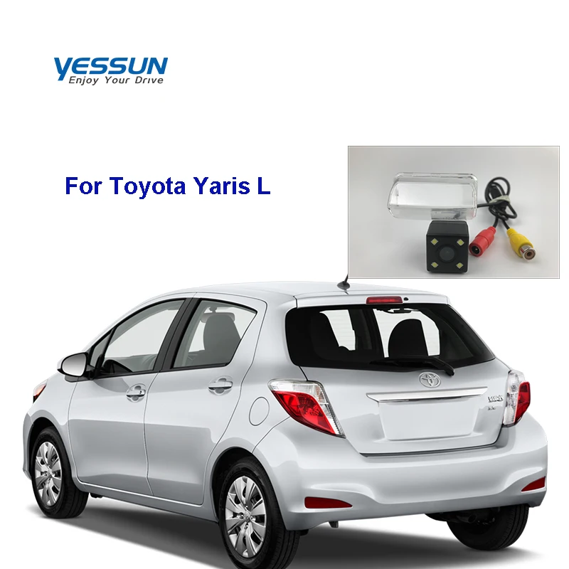 Camera Yessun Zadný pohľad pre Toyota Yaris L 2013 2014 2015 / Použite originálnu záložnú kameru Hold / CCD Night Vision Parking Parking Fotoaparát
