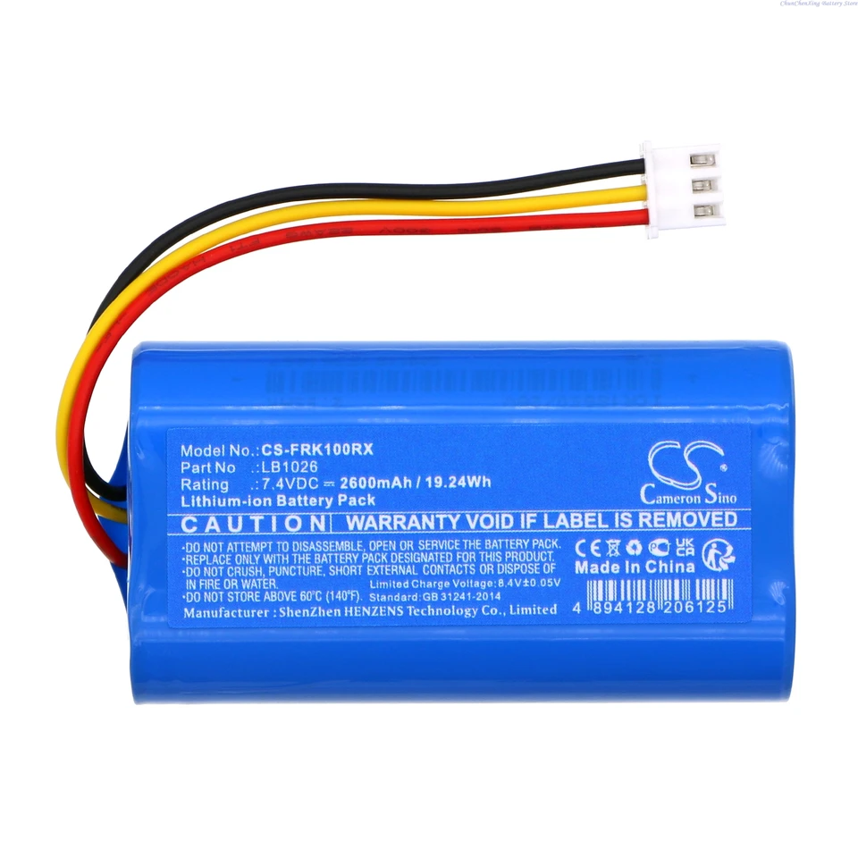 Cameron Sino 7.4V 2600 mAh Diaľkový ovládač LB1026 pre Frsky Horus X10S Expres, Horus X10, X10S, X7 +nástroj