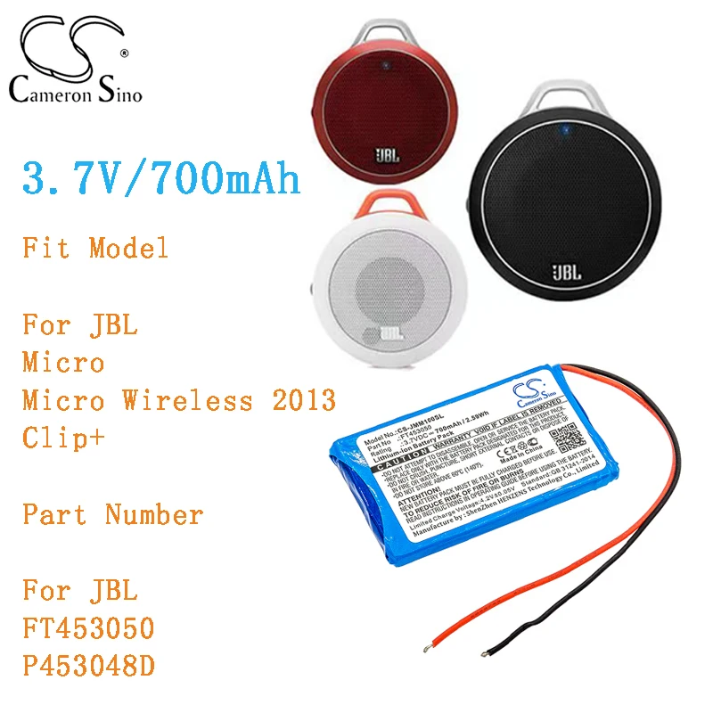 Cameron Sino 700 mAh reproduktor pre batériu pre klip Micro Micro Wireless 2013+ FT453050 P453048D