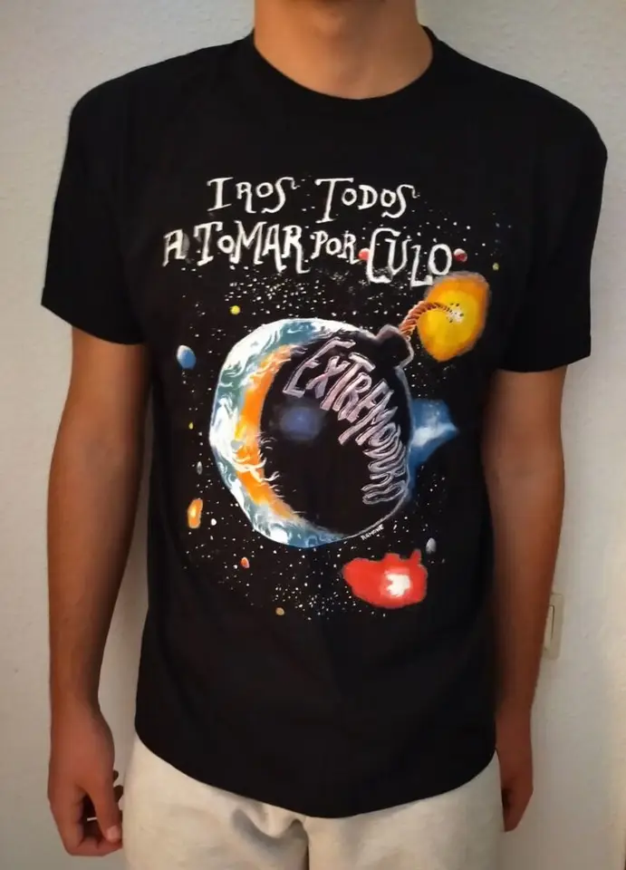 Camiseta nueva - extrémoduro iros todos a Tomar ..- Talla l Grande y Más