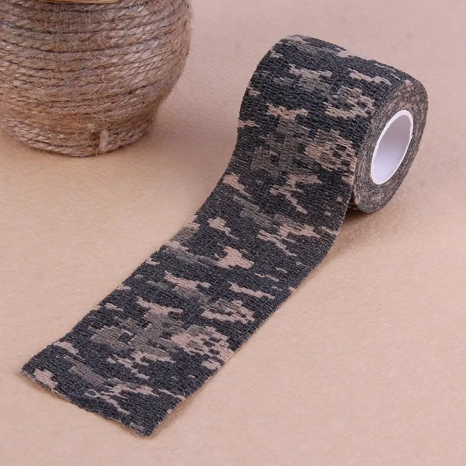 Camo rana hojenia obalov samostatne nepodpojené netkané bíľadlo Bandage Elastic Masguise Elastoplast odolné kempingové príslušenstvo