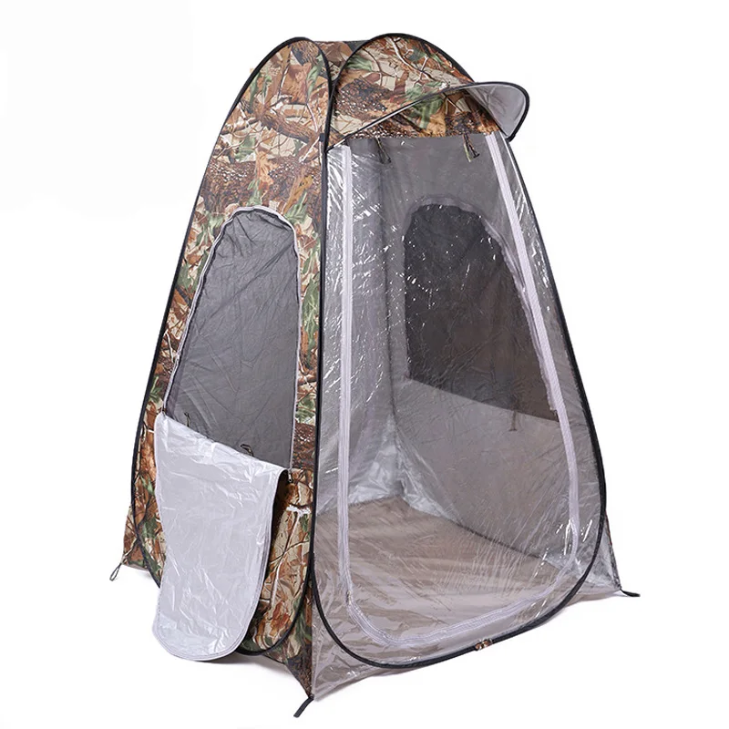 Camouflage prenosné súkromie sprchy toaleta toaleta vyskočte stan