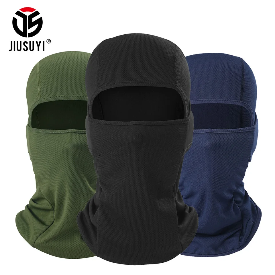 Camouflage rýchlo suchý Balaclava čiapka vetrudroprofusteliežlieveliek priedušná maska ​​taktická airsoft paintball plná tvár kryt
