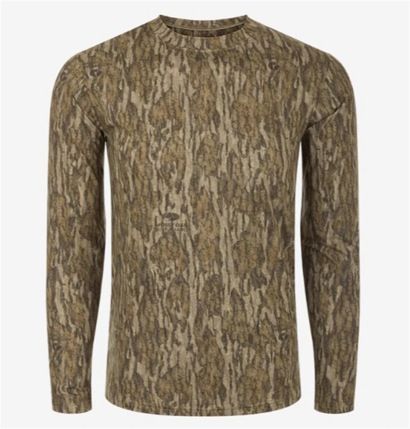 Camouflage tričko Men Priedušné rýchle suché tričko Tričko s dlhým rukávom Tričko Outdoor Sports Trip Training Trainting Tops Tops