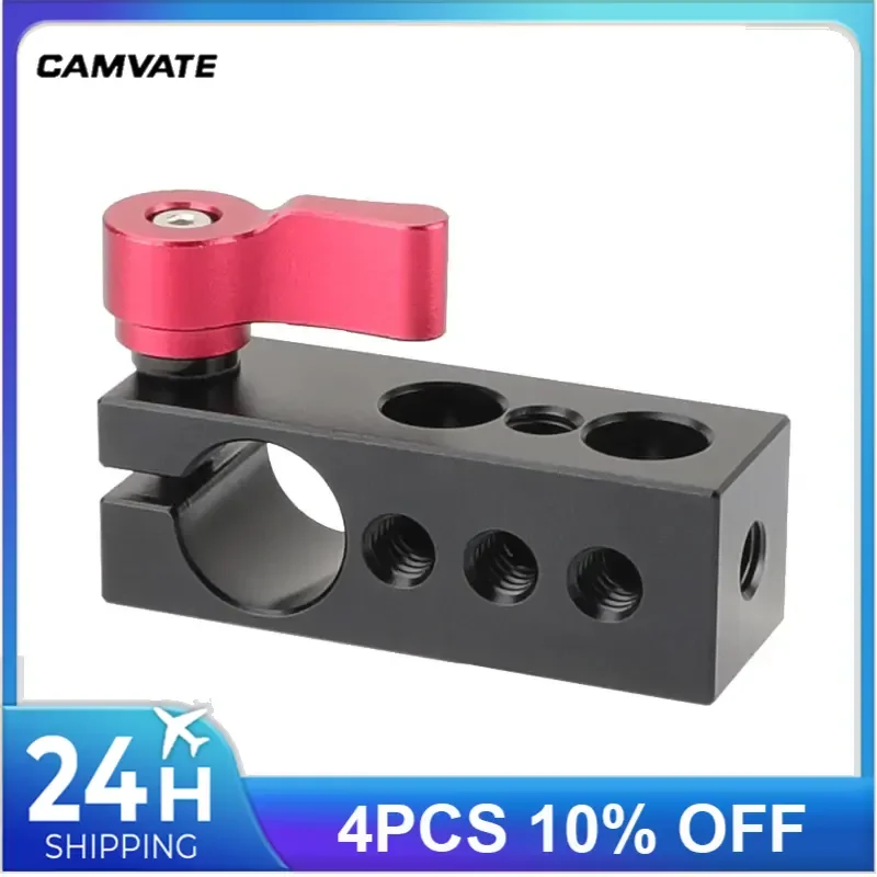 Camvate Standard 15 mm s jedným tyčovým svorkovým adaptérom s 1/4 