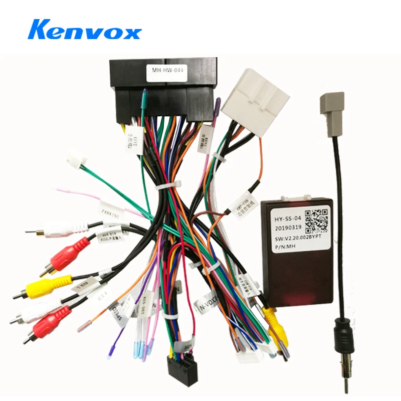 Canbus Box Decoder HY-SS-04 pre Hyundai Santa Fe Santafe IX45 Kábel káblového kábla pre Android Car Radio Multimedia