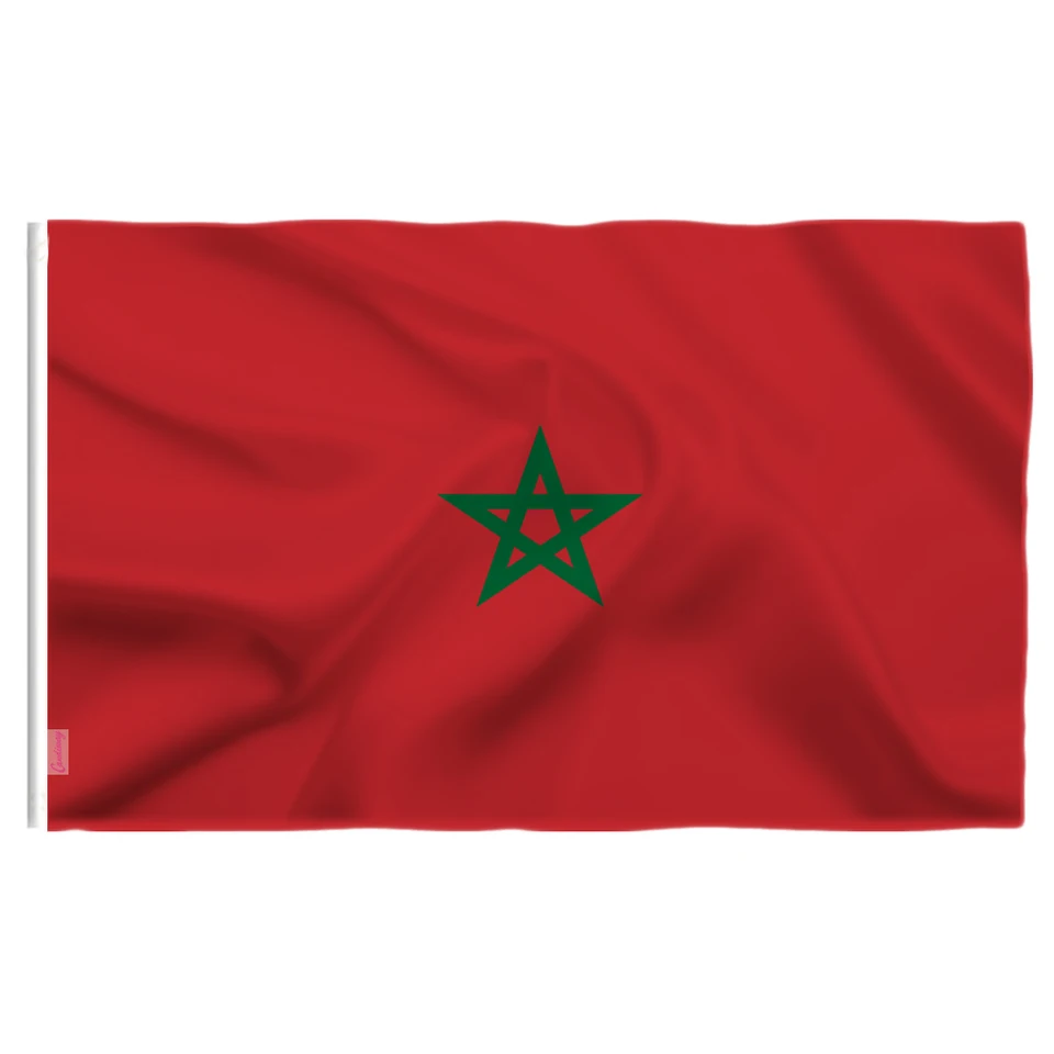 Candiway 90x150 cm Kráľovstvo marockej vlajky marocké dekoratívne pre dekoráciu