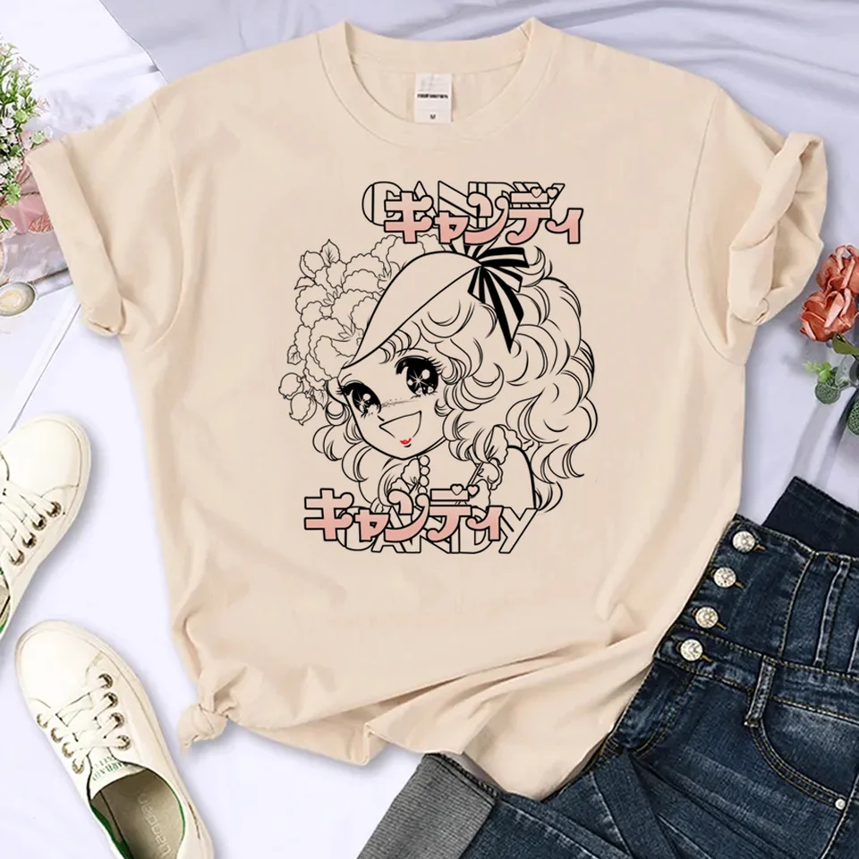 Candy Candy T tričko Ženy vtipné manga top ženské manga oblečenie