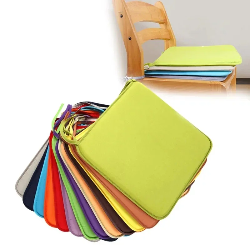 Candy farby vankúšiky záhradná tkanina Plain Square vankúš Európske jedálenské stoličky vankúšik Kreatívna pohovka tkanina Cushion 40*40 cm