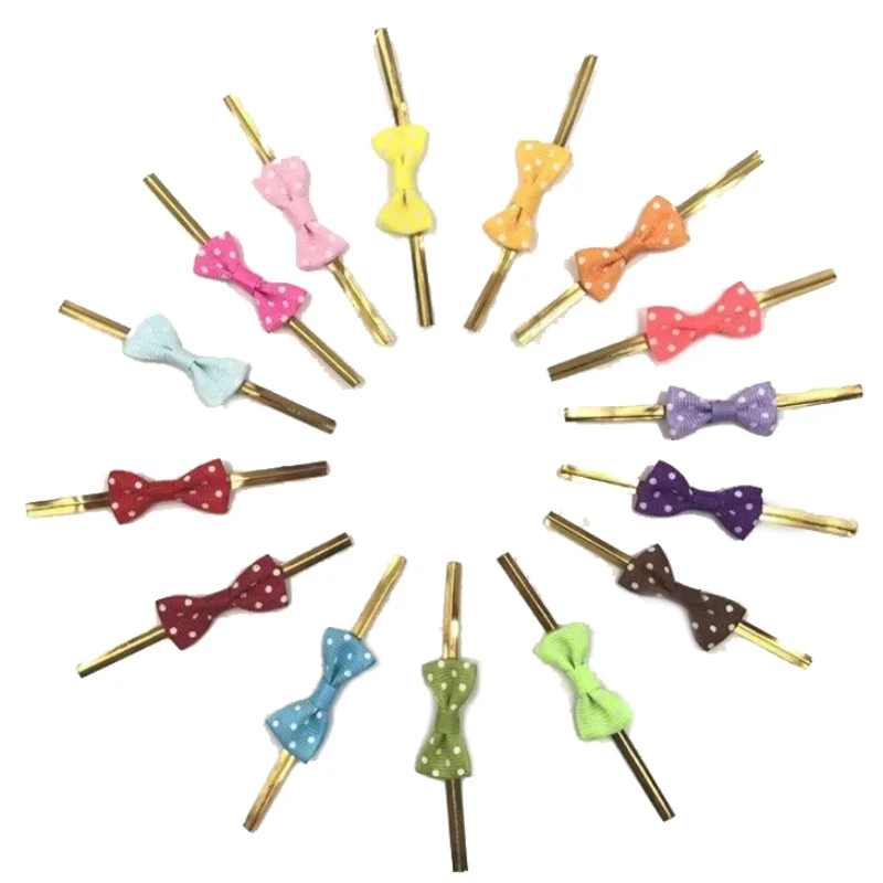 Candy Pečivo kravata drôt Zlatá závit Gold Nenew Bow TEAL Cookie Cookie Cookie pečenie Balenie Balenie Balíka Darčekové vrecká zdobenie zásob