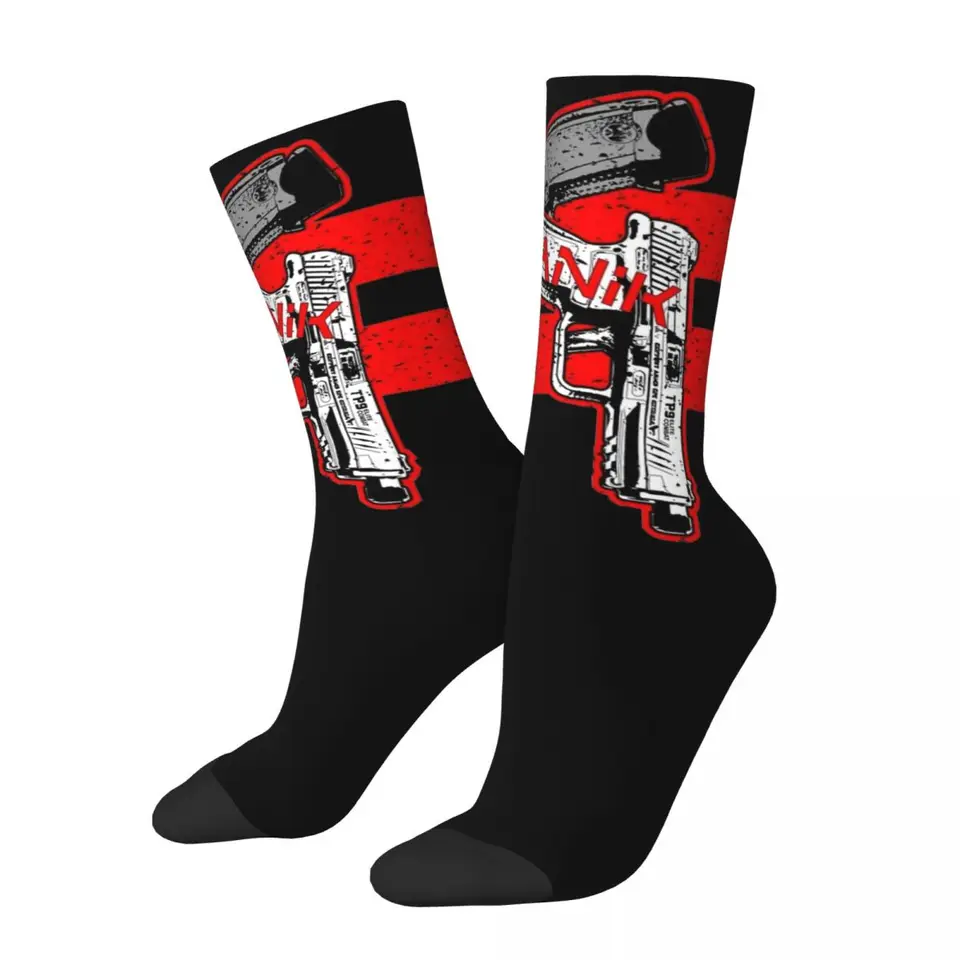 Canik TP-9 TP9 ponožky Merch for Men Ženy Grey Wolf pištoľové zbrane skateboard ponožky teplý darček k narodeninám darček