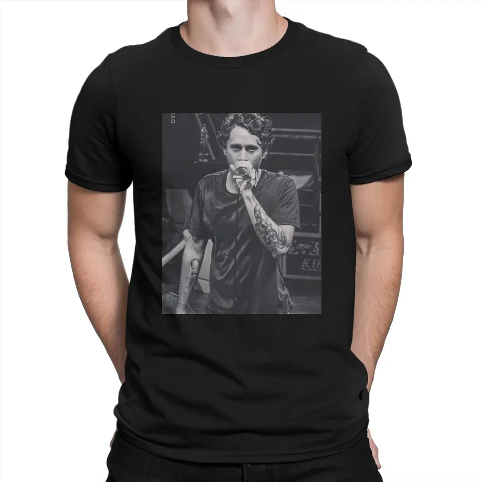Canserbero Creative Tshirt for Men Hip Hop Rap Latin American Tirone Jose Gonzalez Orama Round Neck Pure Cotton T tričko