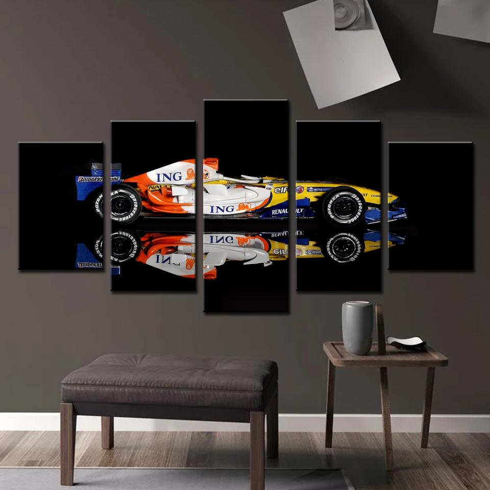Canvas Wall Art Plagát maľba F1 Postava tapety na tapetu