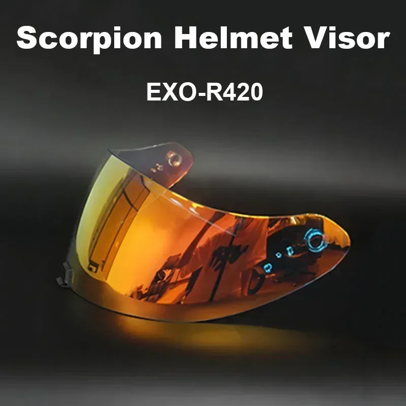 CAPACETE SCORPION EXO-R420 Helma Visor Shield LENS Motorcycle Accessories Full Face Helma Anti-UV Scorpion EXO-R420 CASCO MOTO
