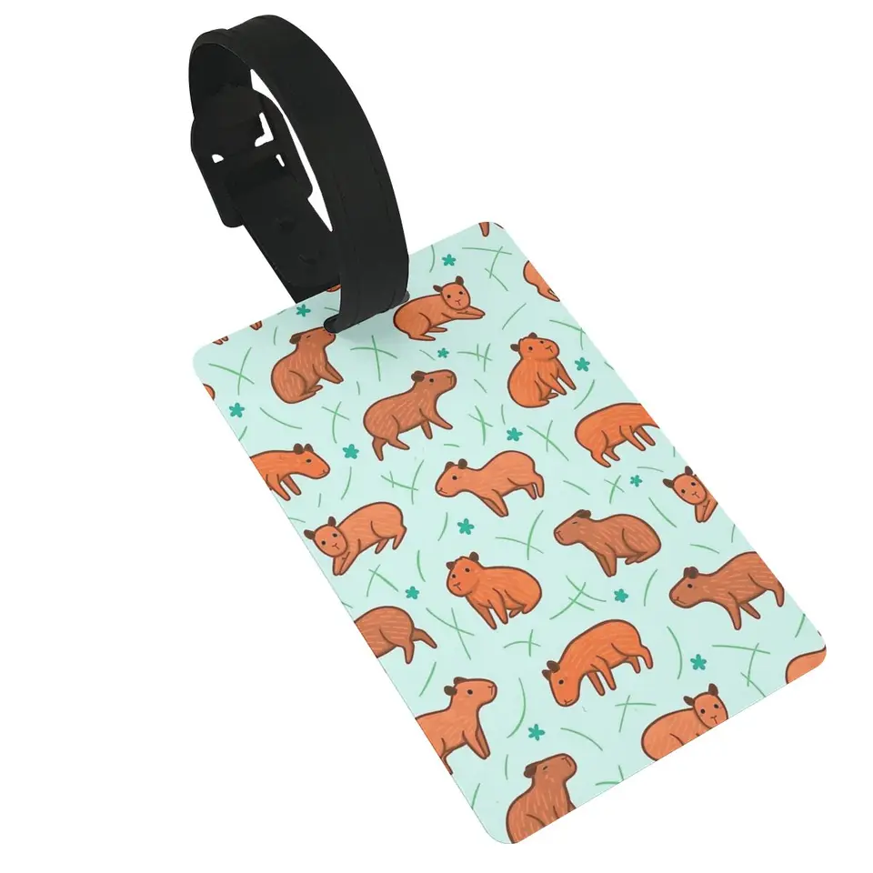 Caphybara Pattern batožina značky kufrík