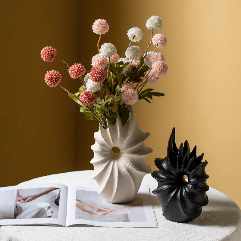 Capiron keramická vaňa váza pre pampas trávy sušené kvetinové kontajner dekoratívne stredobod stolovej plochy obývacia izba Nordic Decor