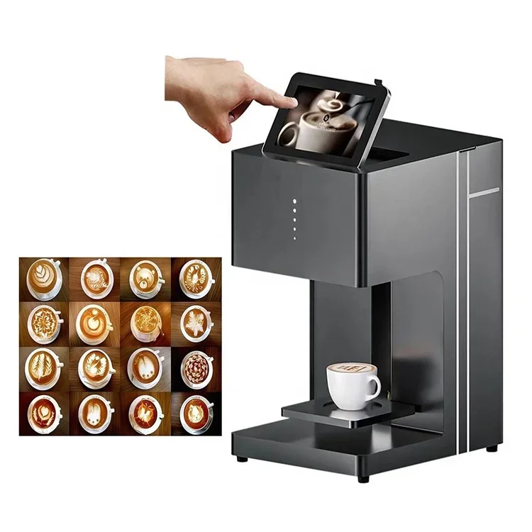 Cappuccino mlieko sušienka zmrzlina pivná čokoládová makarón tlač EDMITL atrament selfie latte kaviareň 3D kaviareň cena cena