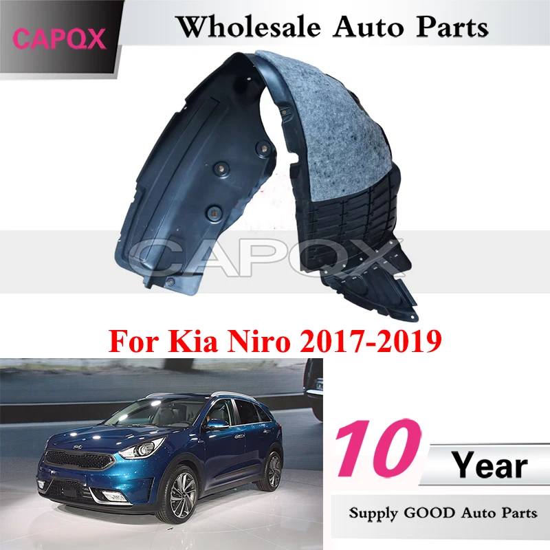 CAPQX 1 kus blatníka podšívky pre kia niro 2017-2019 predné alebo zadné kolesá lemované 86812-G5000/86811-G5000