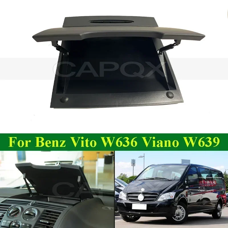 CAPQX Dashboard Center Console Glove Boxy pre Mercedes Benz Vito W636 Viano W639 2006-2015 SKLADOVÉ SKLADY SUNDRIES Box