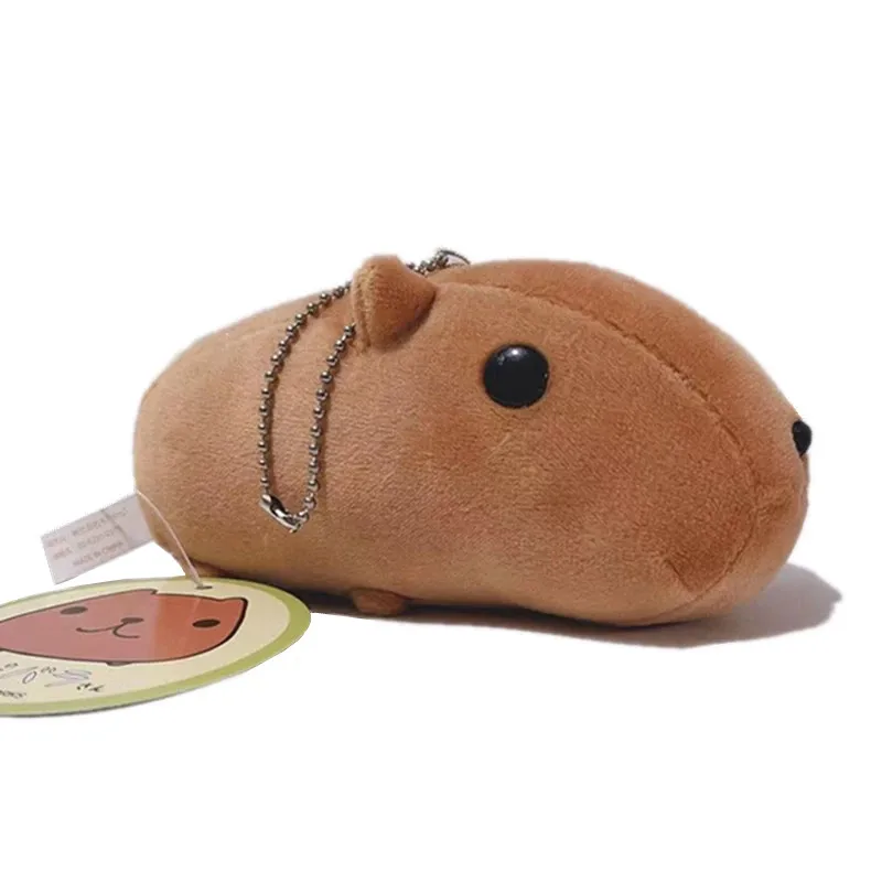 Capybara kapibaryan plyšový kľúče roztomilý kawaii kľúčové kľúče kľúče loptičku kľúče kľúče malý darček