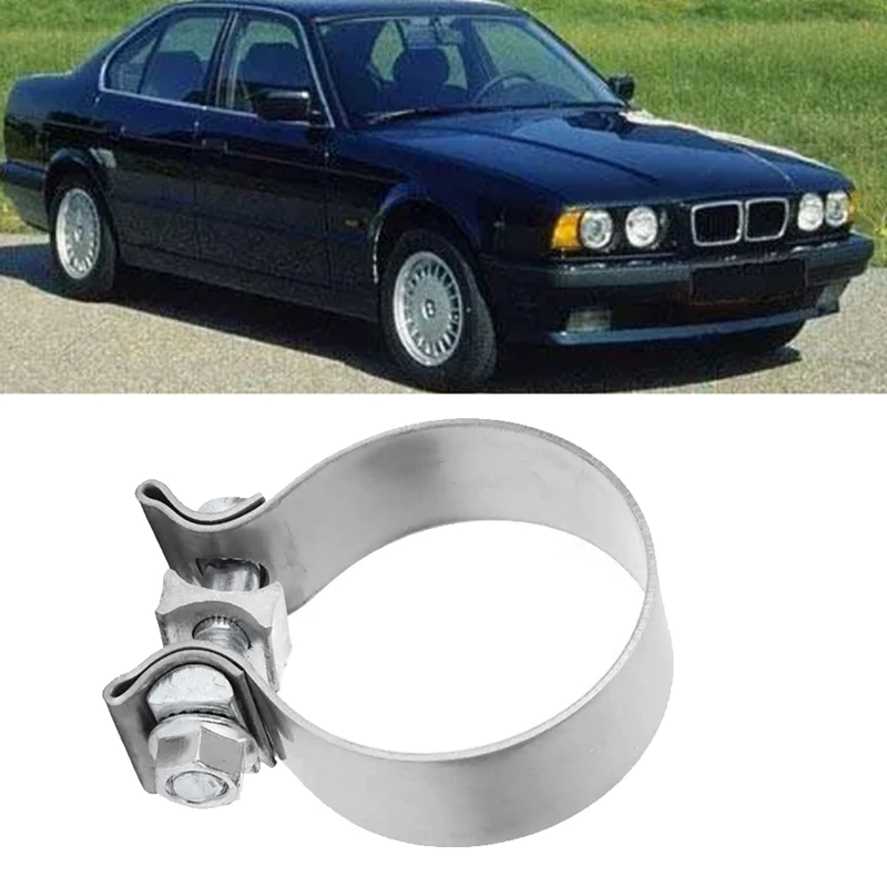 CAR 66,5 mm z nehrdzavejúcej ocele Výfukový potrubný svorka pre BMW E81 E87 E88 E82 E90 E91 E60 18308506992