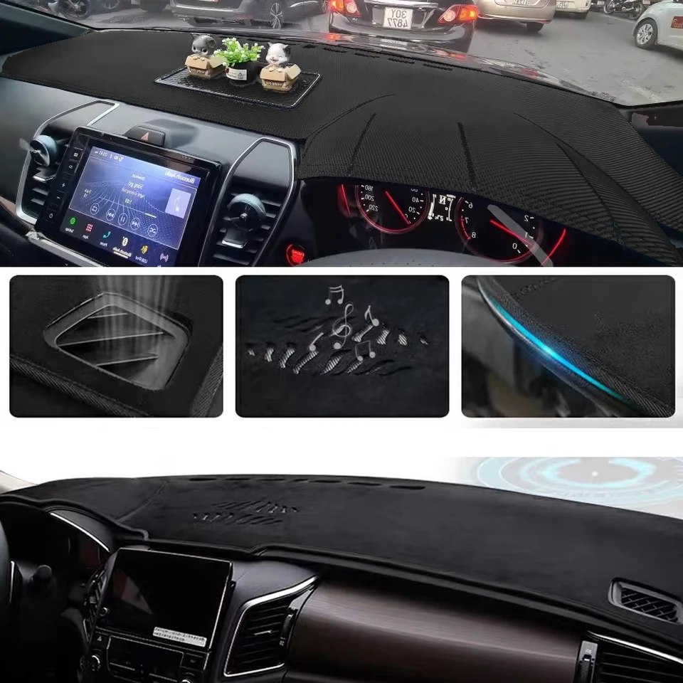 Car Flanel Dash Rat pre 2020 - 2025 21 22 23 Honda City Grace GR GR GR GR GR GR DASKARD DASHOARD CRESKOVÝCH PROCETOVÝCH OBSAHOVÝ