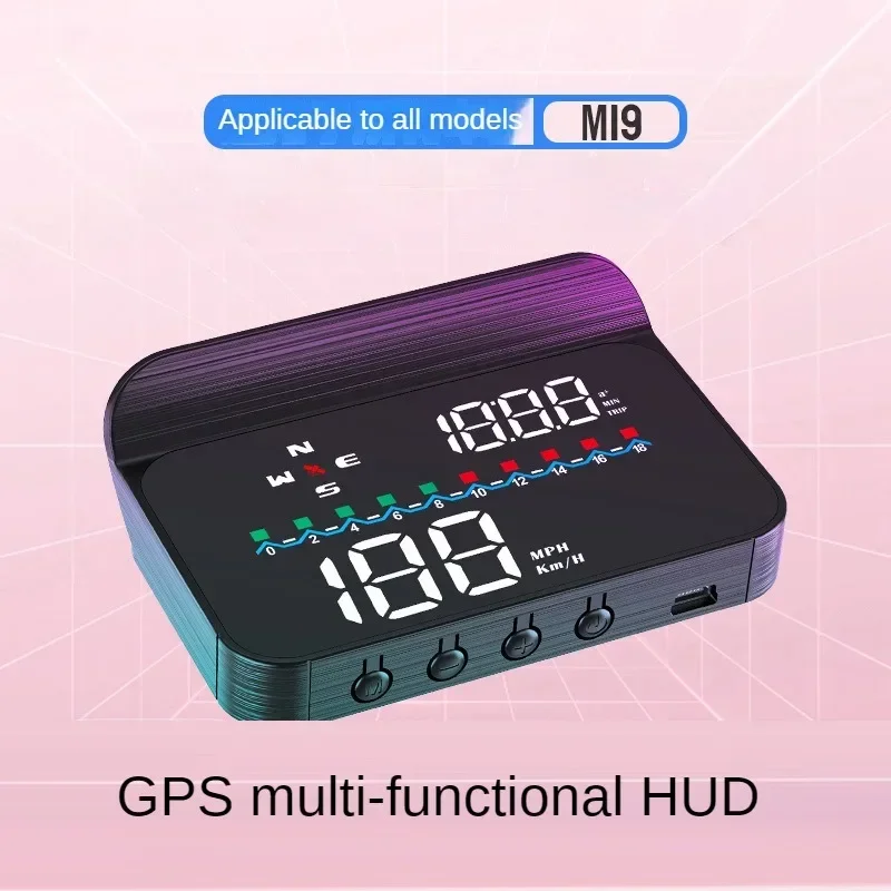 CAR GPS hlava nahor Displej Universal off Road HUD HID Rýchlosť vozidla a výška inteligentnej obrazovky displeja