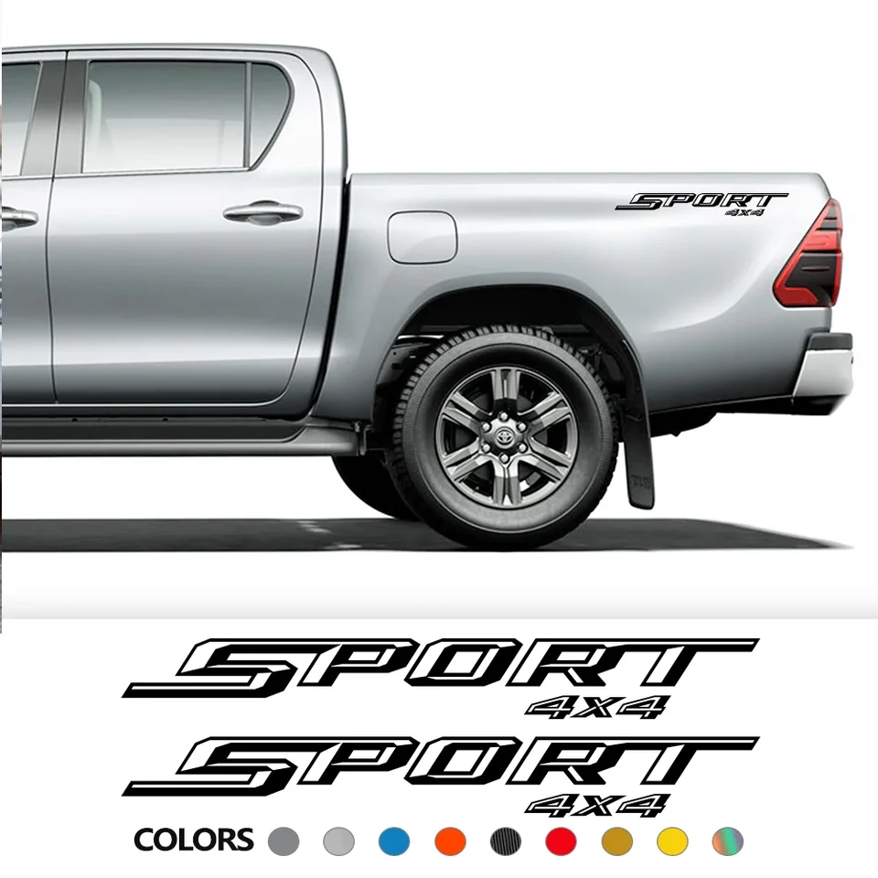 CAR SPORT 4X4 STYLE PICKUP PICKUP AUTO Vinyl DECAL DECAL pre Ford F150 Toyota Hilux Dodge Ram Nissan Navara Mitsubishi L200