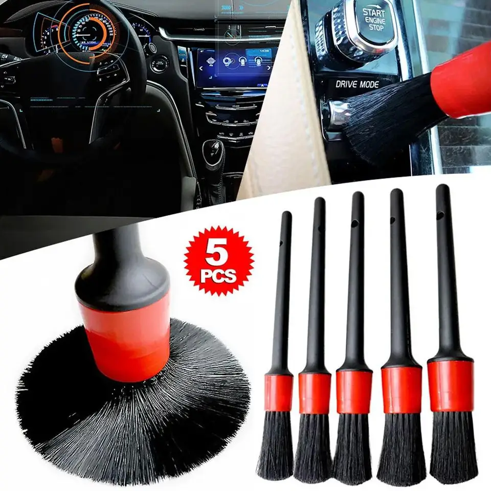 Car Whear Details Brush Bendable Automatické vlnené kolesá Kefy Čistiace náradie pre automobilové drevené pneumatika