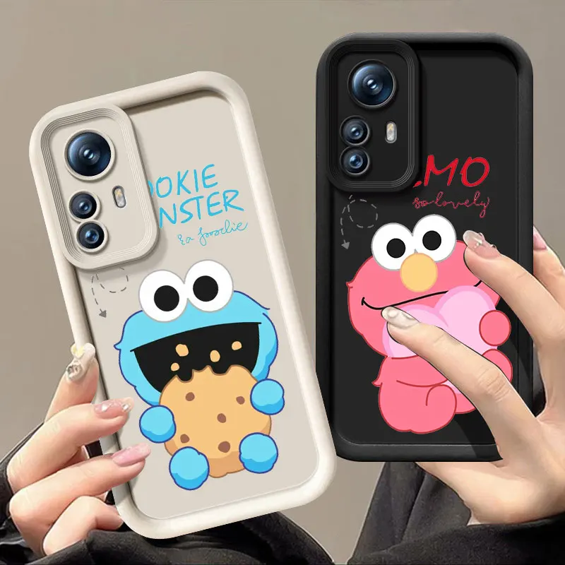 Cartoon Cookie Monster Sky Eye Satirs Satirs Soft Silikone Pet v puzdre pre Redmi Note 10 11S 12 13 Pro Plus 4G 11T 5G 9S 10S 12s
