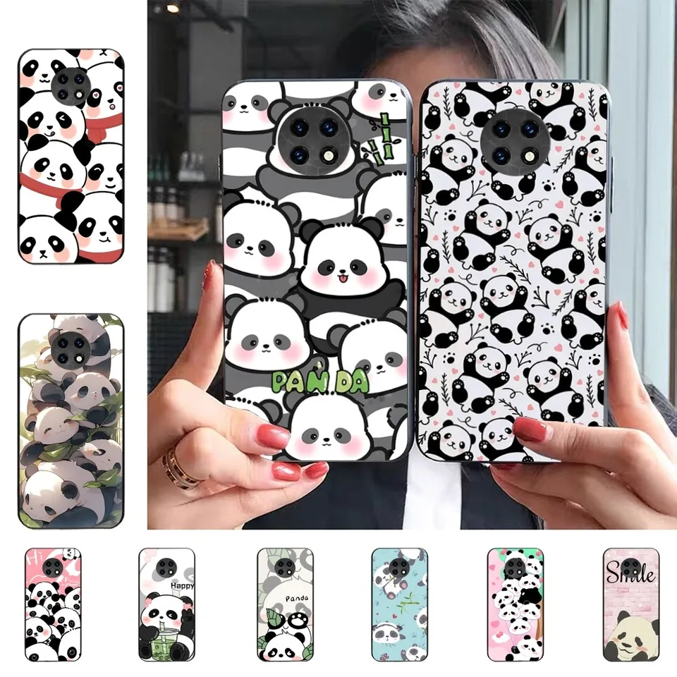 Cartoon Cutoon Panda iPhone puzdro pre Redmi 5 6 7 8 9 10 Plus Pro 6 7 8 9 A Go K20 K30 K40 Pro Plus F3 Fundas