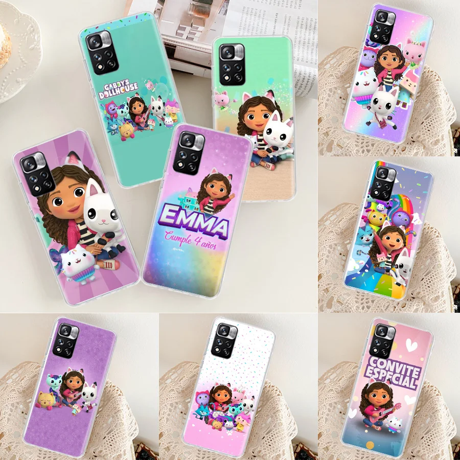 Cartoon Gabbys Dollous Puzdro pre telefón Xiaomi Redmi Poznámka 13 Pro+ 5G 10 A 10C 12C 12C 9a 9C 9t 8a 7 7a 6 K60 K70 PRO S2 6A