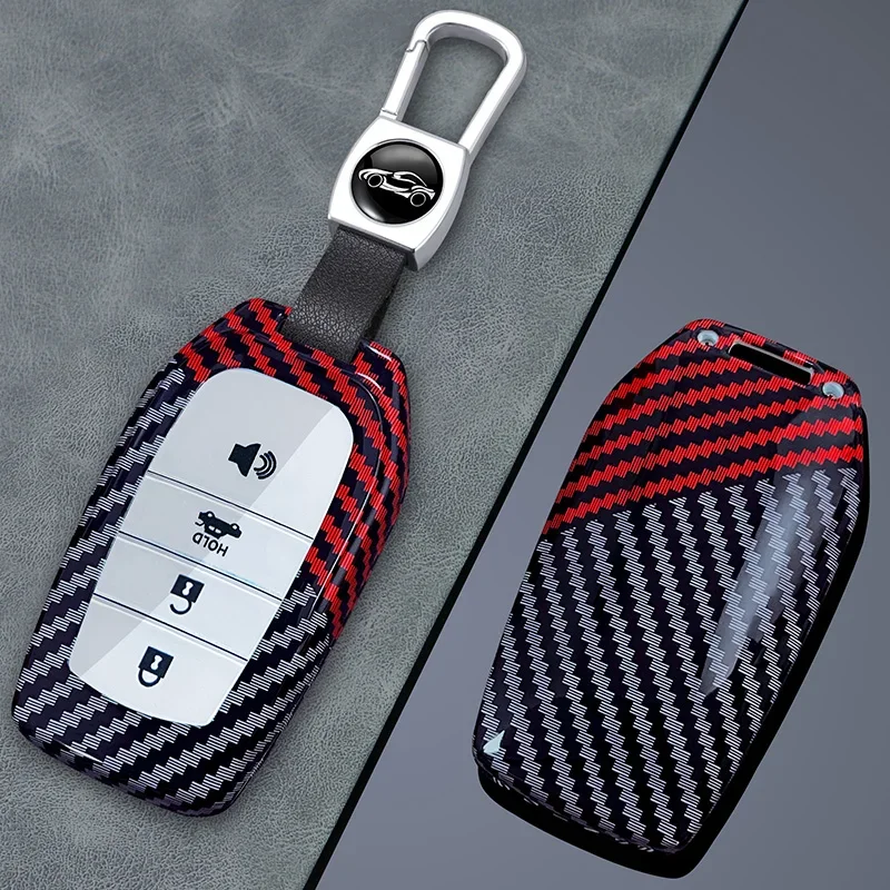 Case Cover Cover Cover pre Toyota Tacoma Fortuner Corolla Venza Grand Highlander RAV4 XSE 2023 2024 Držica kľúča uhlíkových vlákien