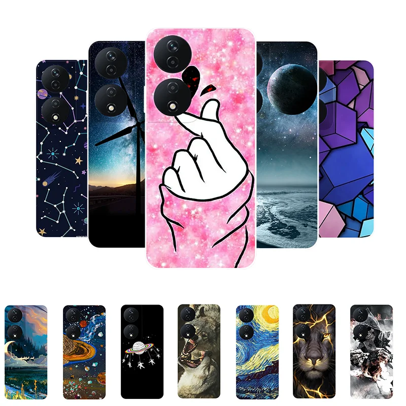 Case for Honor 90 Smart Cover Clk-nx1 Soft Silikone Cute Chatok Casvers for Honor 90 Smart 4G Phone Case Honor90Smart Coque