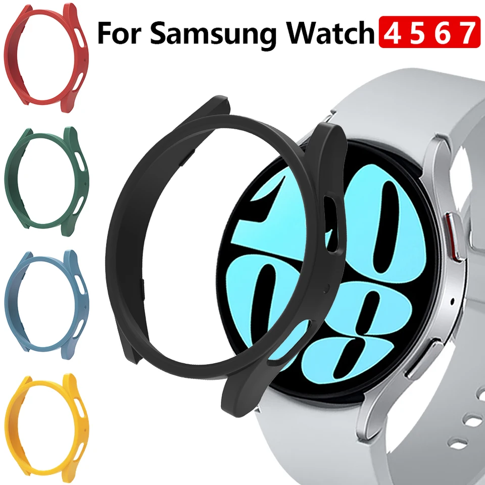 Case pre Samsung Galaxy Watch 4/5/6/7 40/44/45/47 mm matný kryt ochranné puzdro na dutinu pre hodinky 6 Classic 43/47 mm