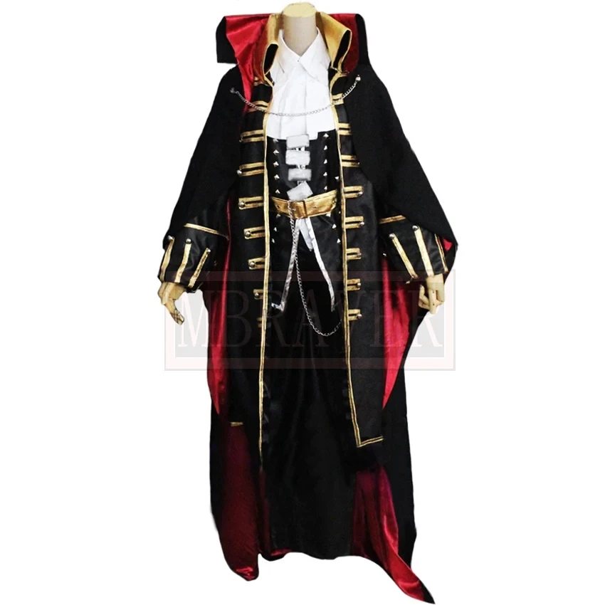 Castlevania Dhampir Alucard Cosplay Uniforma kostým Halloween cos vianočné zvyky vyrobené akúkoľvek veľkosť