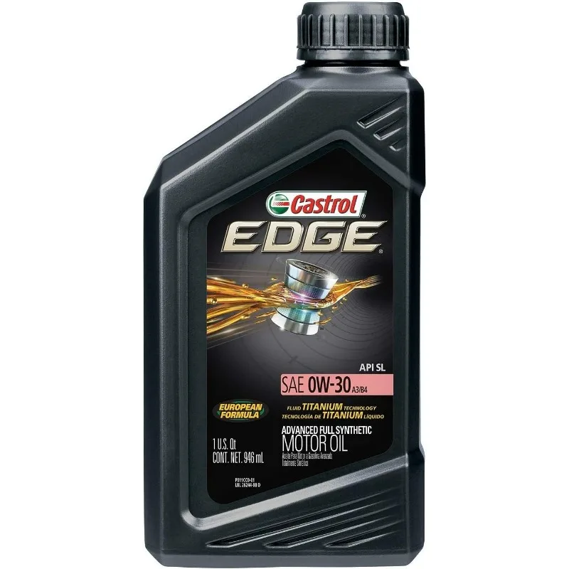 Castrol Edge Euro 0w-30 A3/B4 Advanced Cull Syntetický motorový olej, 1 kvart, balenie 6