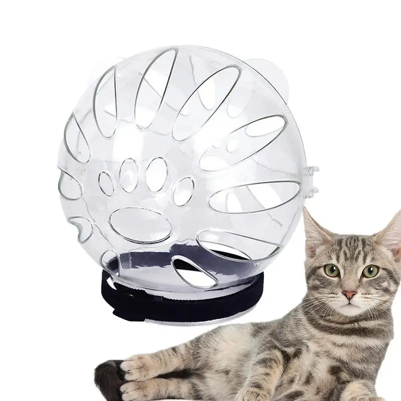Cat Cover Cover Grooming Maska proti uhryznutiu priedušná mačiatko Ochranná strana priestoru Bubble Gall Pet Cover Cover Grooming Pomocník