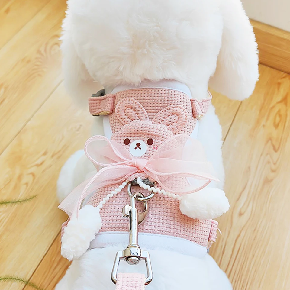 Cat Dog Leash vesta typu mačací postroj vodítko nastaviteľné postroj pre domáce zviera