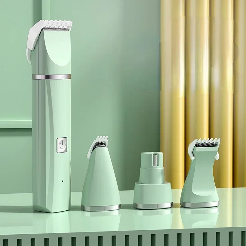 Cat Dog Rabbit Electric Hair Clipper Professional Pet Grooming Tool Combinácia automatického nechtového náradia 4 v 1