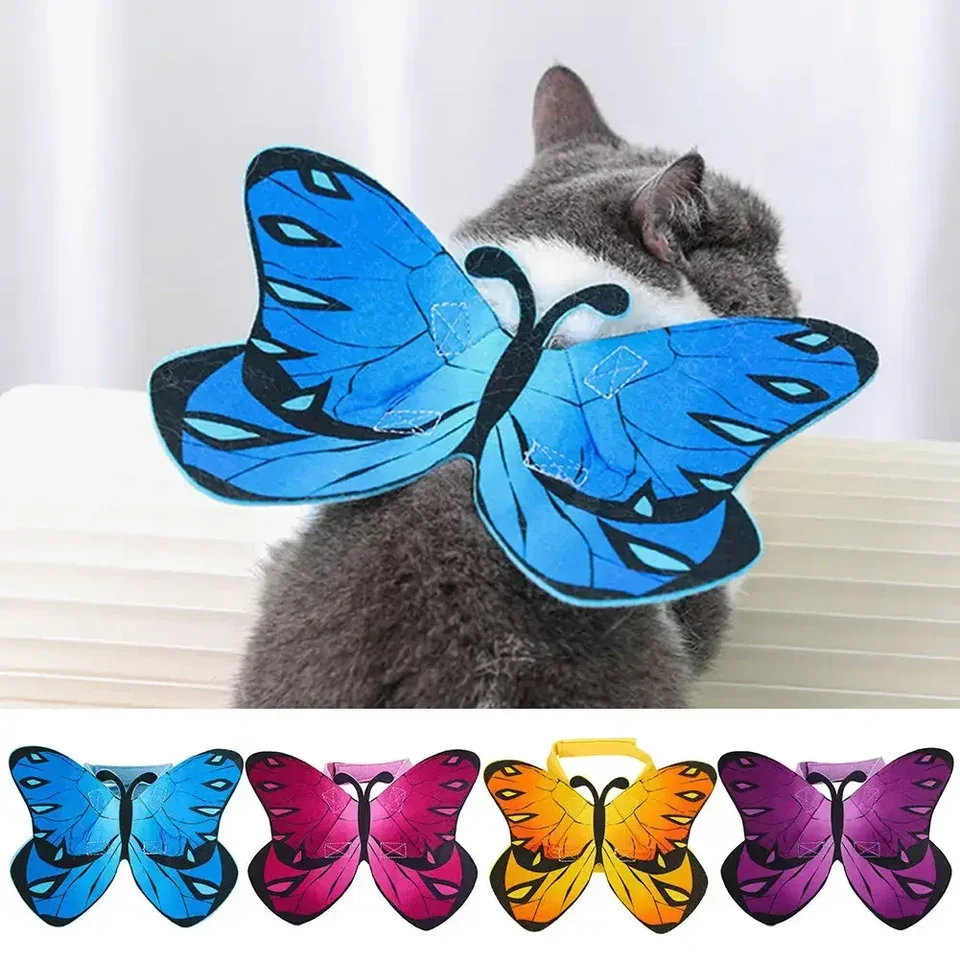 Cat Dog Wings Halloween Pet Cast Costume Kostý mäkký pohodlný festival oblečenie pre mača