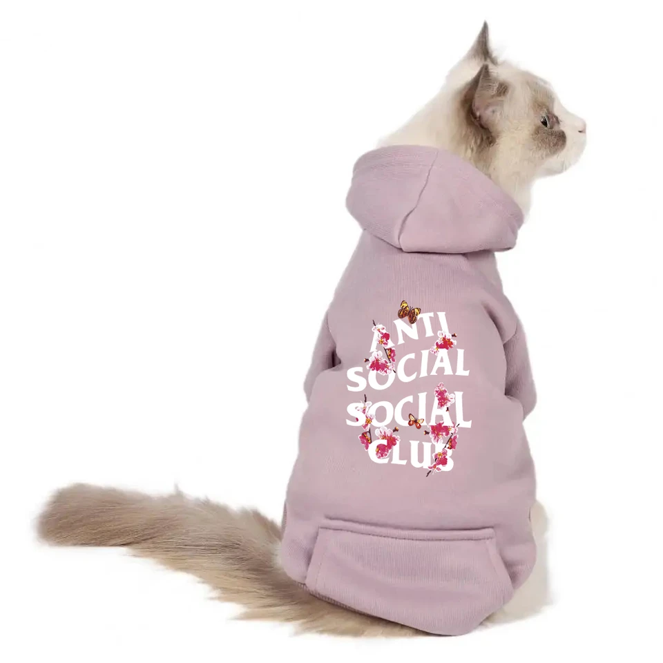 Cat Hoodies Fashion Hairs Cesster Chihuahua Yorkshire francúzsky jeseň zimná jar
