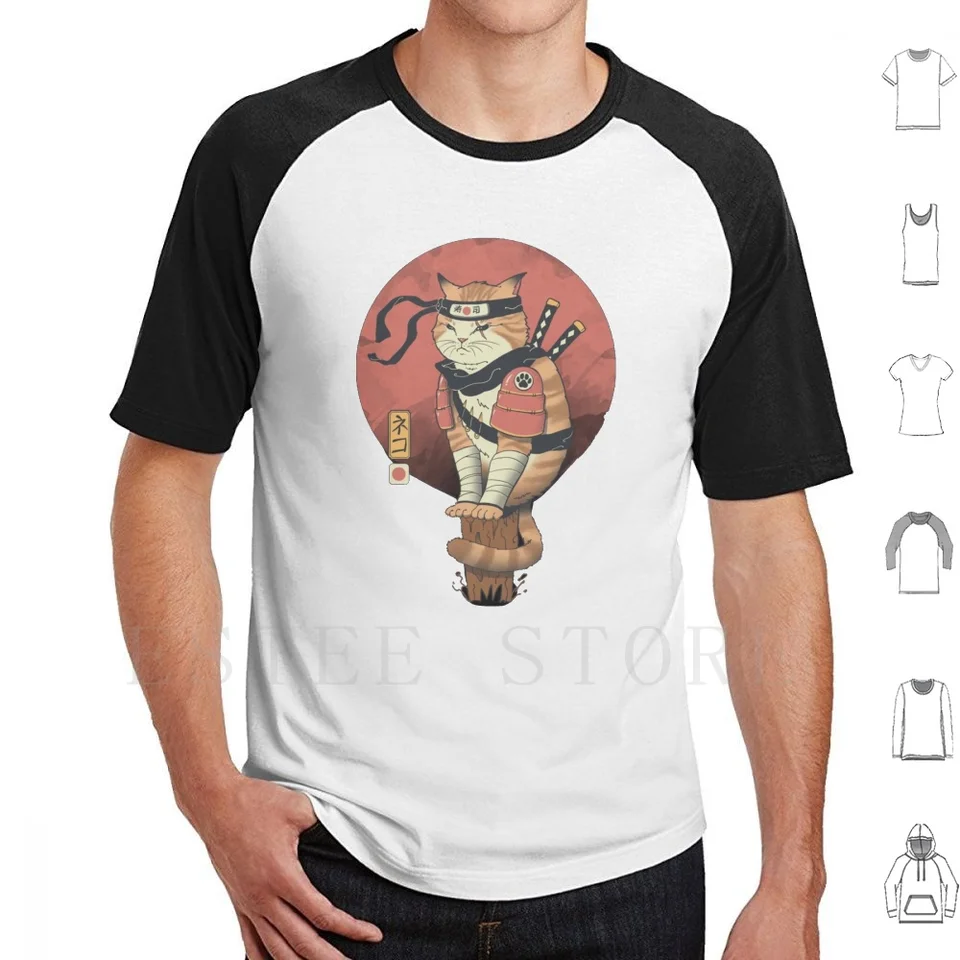 Cat-japonský retro retro tričko Diy veľkú veľkosť 100% bavlnená estetika Sasuke Obito Hokage Mitsuki Kakashi Uchiha Jiraiya Minato