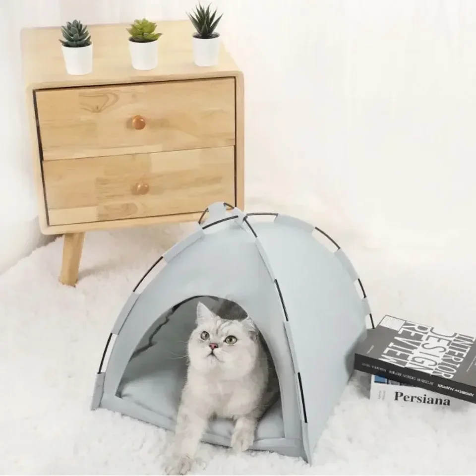 Cat Nest Stoping Camping Outdoor Priedubné domáce zvieratá, všestranné po celý rok, kempingové vybavenie pre domáce zvieratá