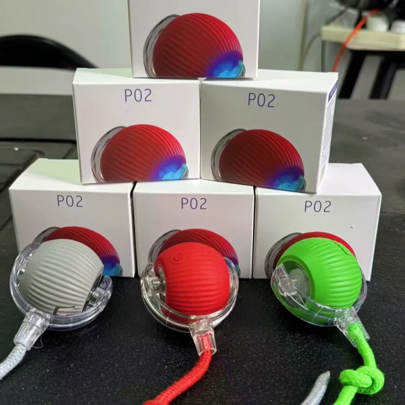 Cat Toy Ball Self Fun Ball Consing Cat Cat Cat Cat Desing Dog Rolling Lall Hair Pet Upokojujúca plyšová lopta mačka hračky pre domáce zviera