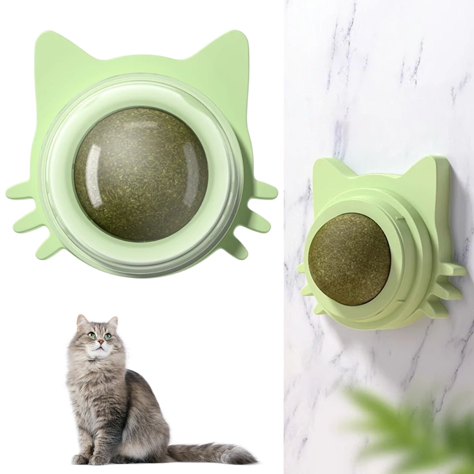 Catnip LICKATIBLE LOPLA ROTATATIBLE Zuby Čistenie mačacie hry CAT CAT na stenu