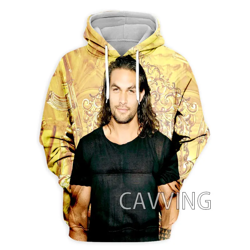 Cavving 3D tlač Jason Momoa Módne mikiny s kapucňou s kapucňou harajuku tops oblečenie pre ženy/mužov
