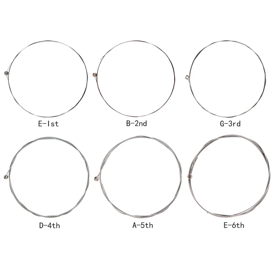 Caye Electric Guitar Strings Carbon Ocel Single String náhrada protiútok potiahnuté hudobným nástrojom Guitar Parts príslušenstvo