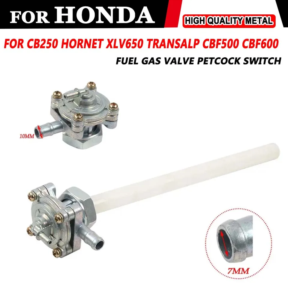 CB250 CB 250 Hornet Palivový plynný plynný ventil PETCOCK PALICKÝ KAUST TAK NAPAD NA HONDA TRANSALP XLV 650 XL 650 V TRANSALP 2000 2006 2005 2004
